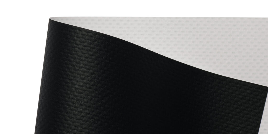 dtec Banner Plus Frontlit White Black Matt 450 GSM